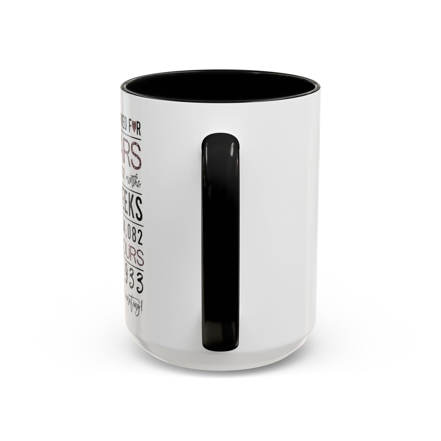 21 Years Loved Anniversary Coffee Mug — "You've Been Loved for 21 Years" Accent Mug (11/15oz)