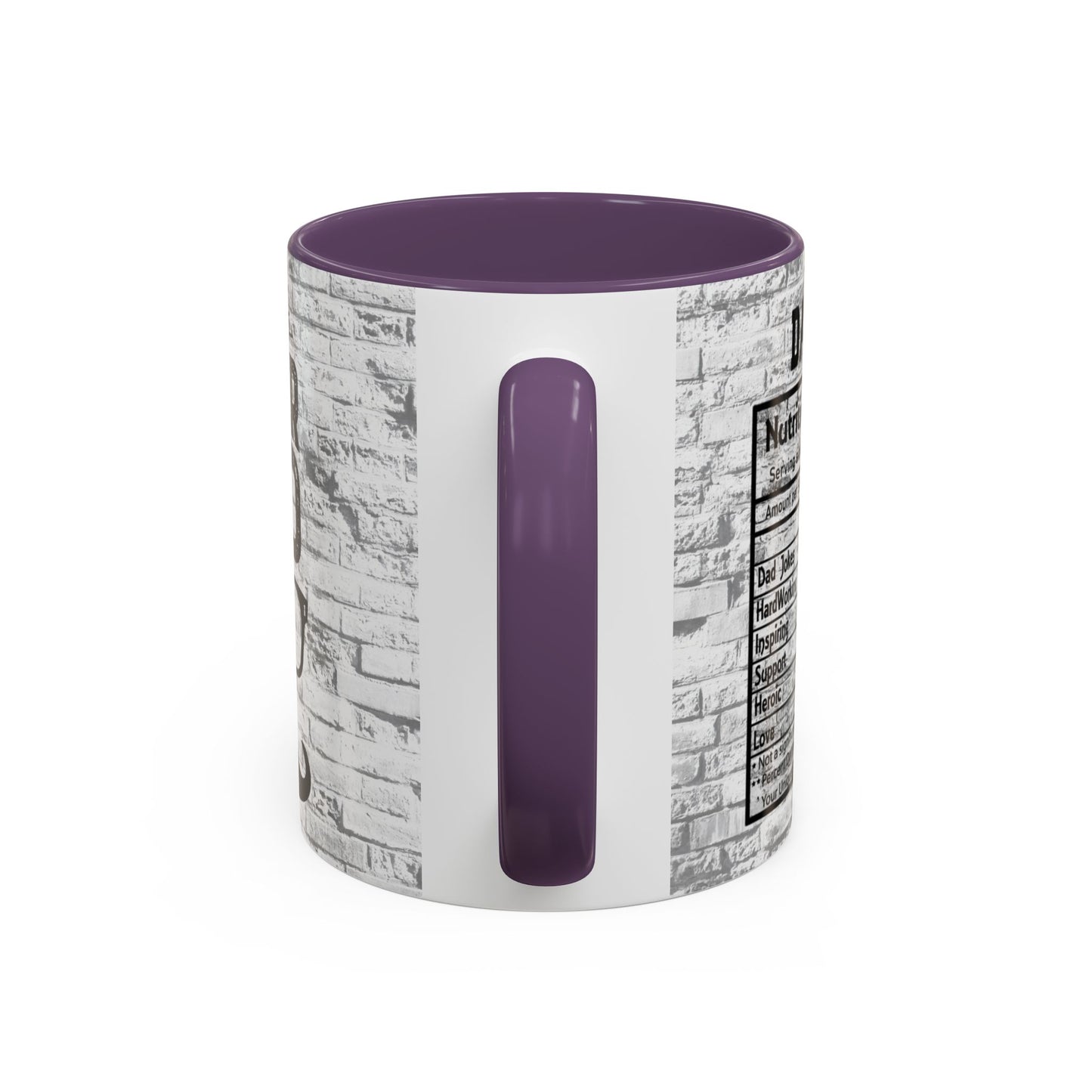 Super Dad Accent Coffee Mug — Father’s Day Mustache & Glasses 11/15oz