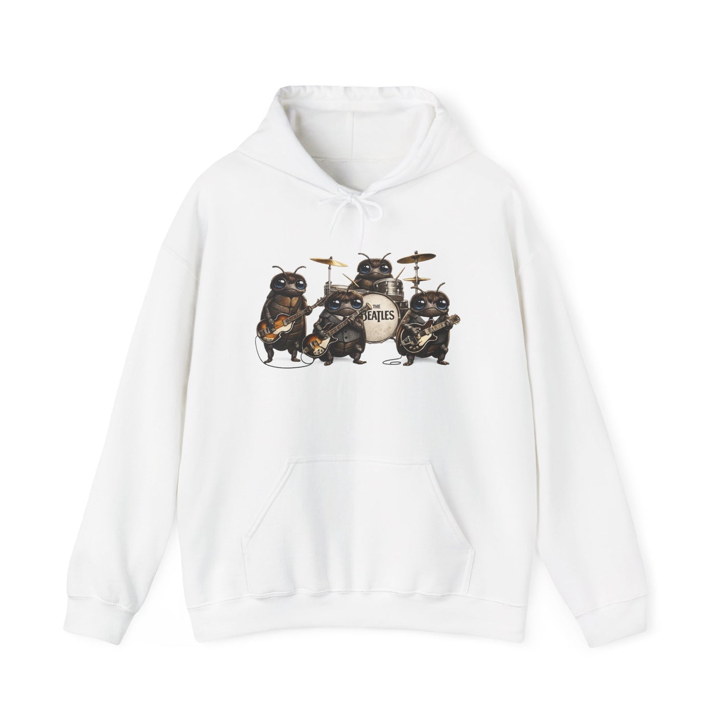 Band of Badgers Hoodie — Cute Rock Band Animal Graphic Sweatshirt