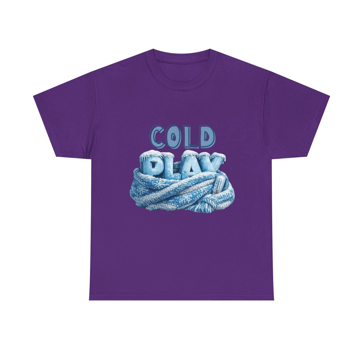 Cold Play Graphic Tee - Cozy Winter Rope Design