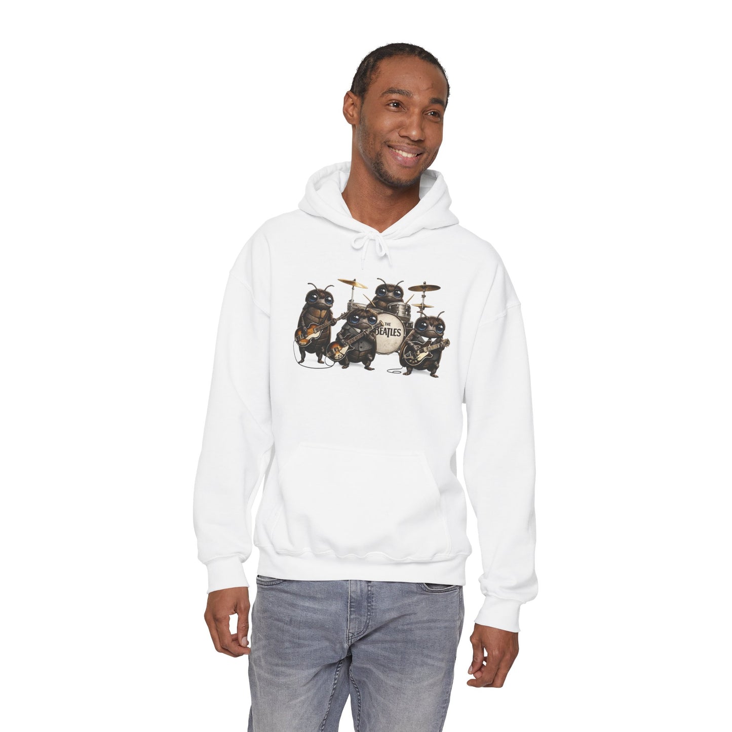 Band of Badgers Hoodie — Cute Rock Band Animal Graphic Sweatshirt