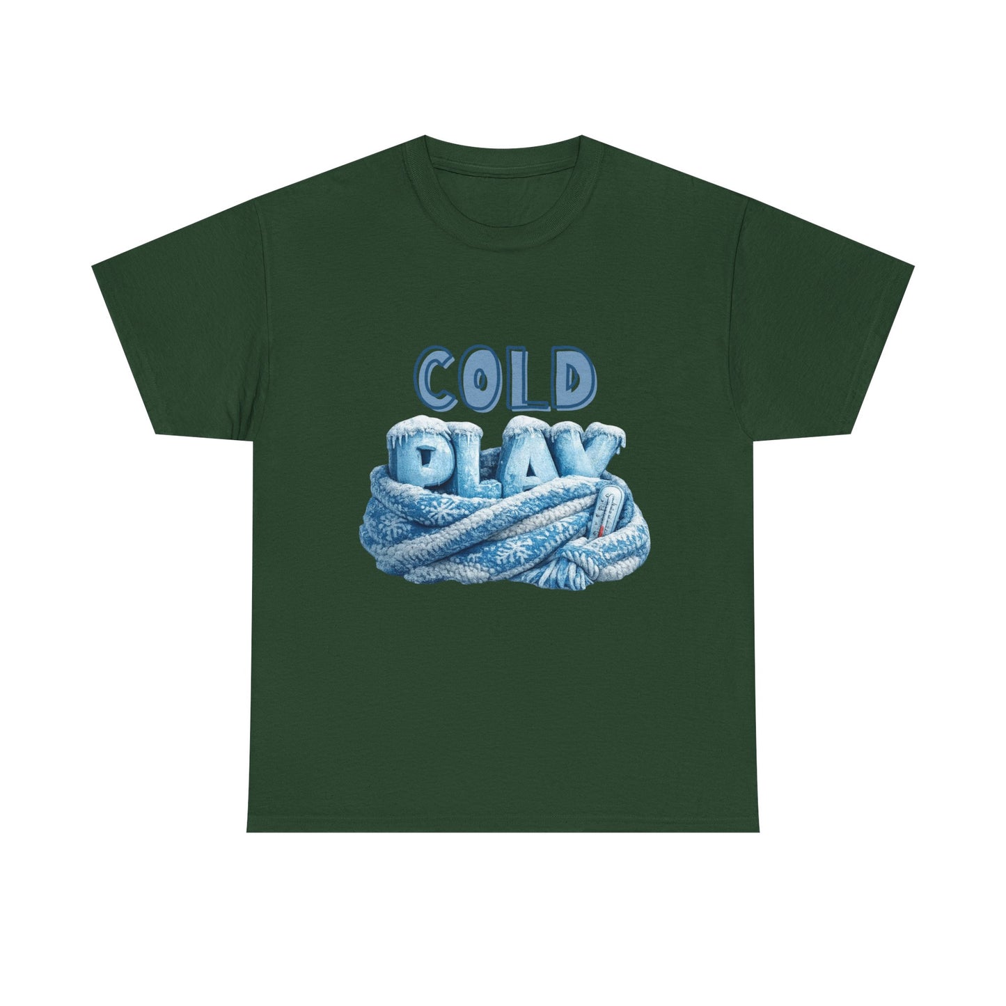 Cold Play Graphic Tee - Cozy Winter Rope Design