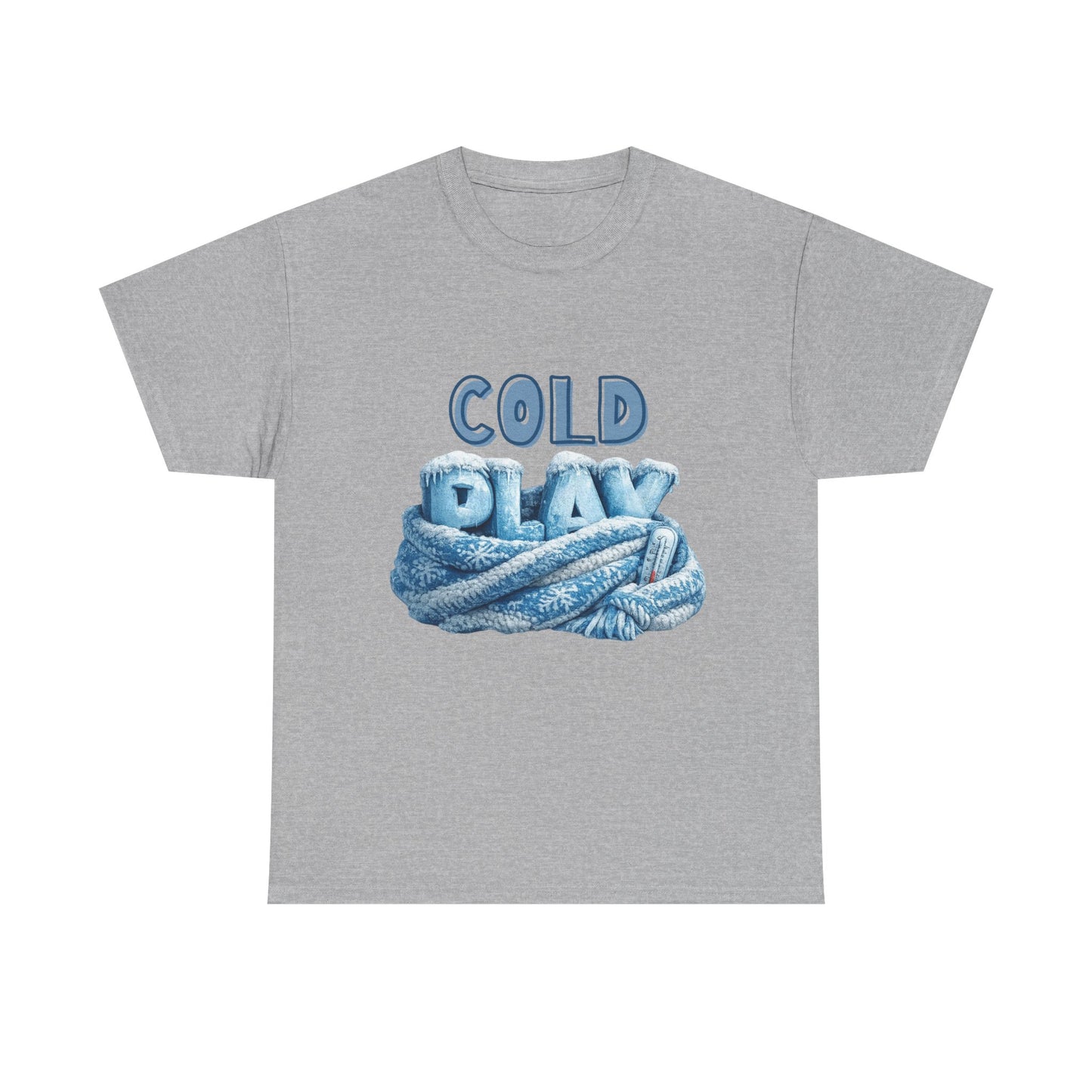 Cold Play Graphic Tee - Cozy Winter Rope Design