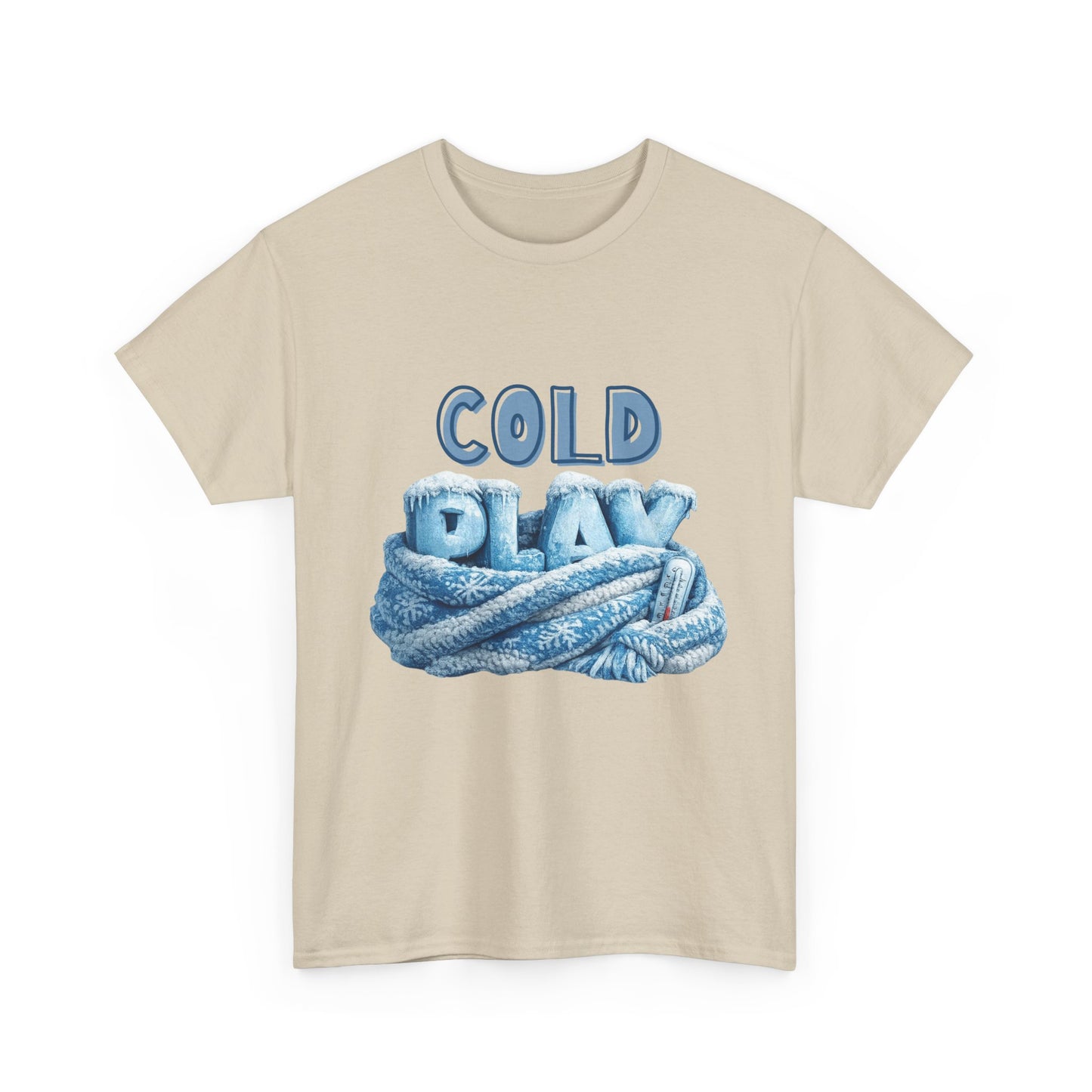 Cold Play Graphic Tee - Cozy Winter Rope Design
