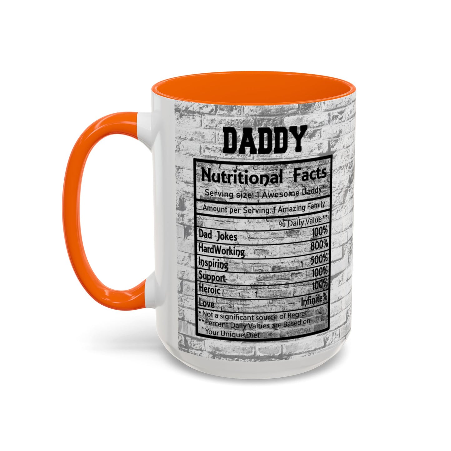 Super Dad Accent Coffee Mug — Father’s Day Mustache & Glasses 11/15oz