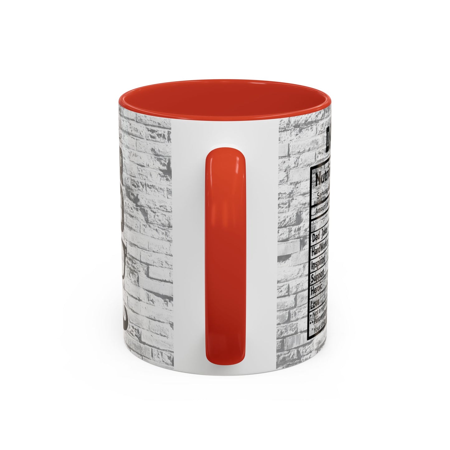 Super Dad Accent Coffee Mug — Father’s Day Mustache & Glasses 11/15oz