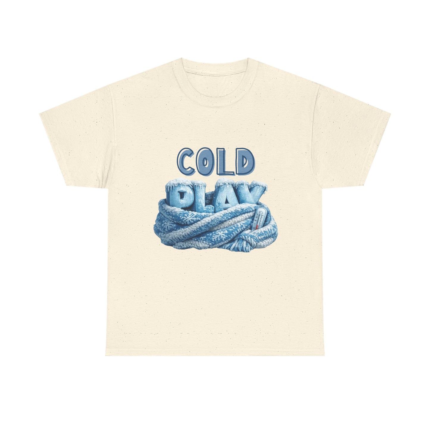 Cold Play Graphic Tee - Cozy Winter Rope Design