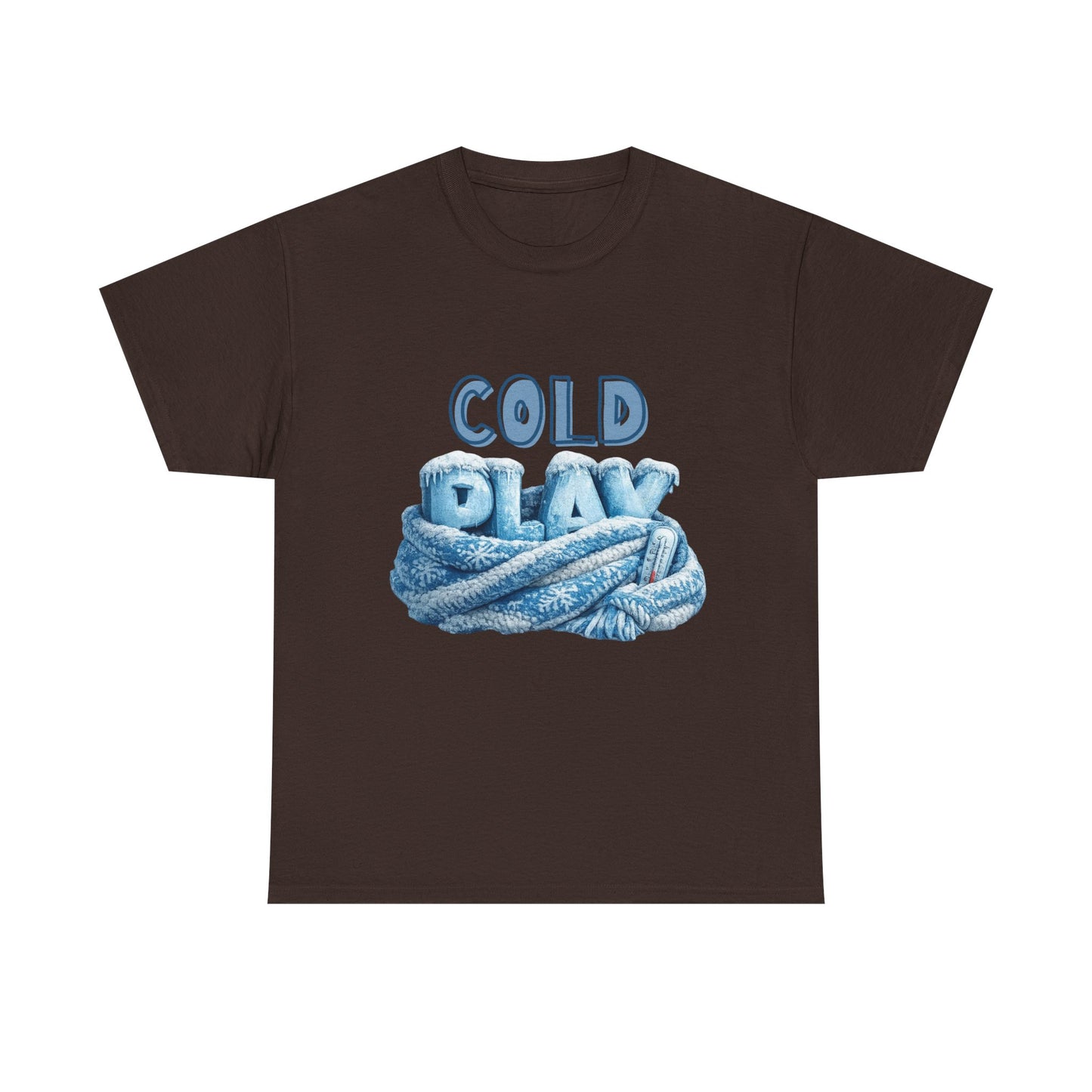 Cold Play Graphic Tee - Cozy Winter Rope Design