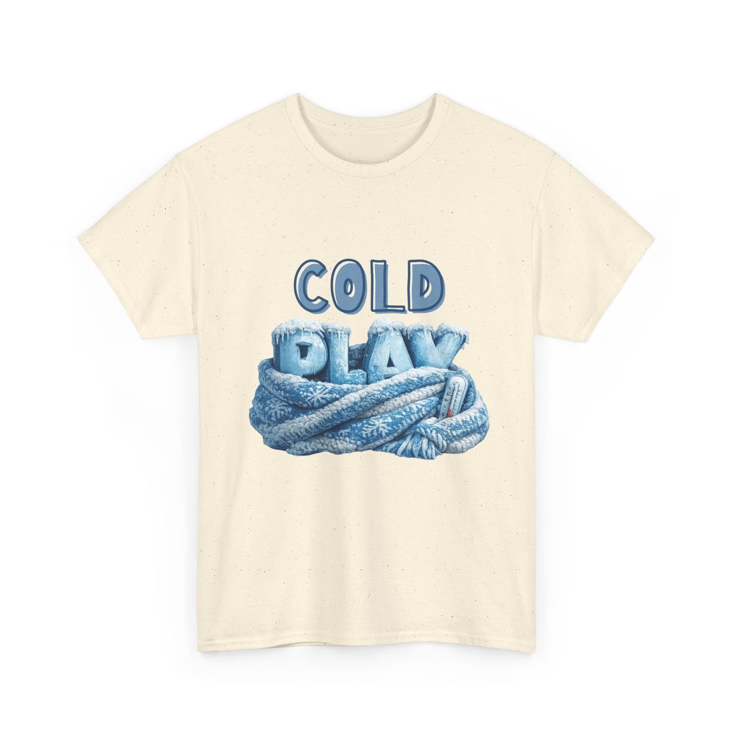 Cold Play Graphic Tee - Cozy Winter Rope Design