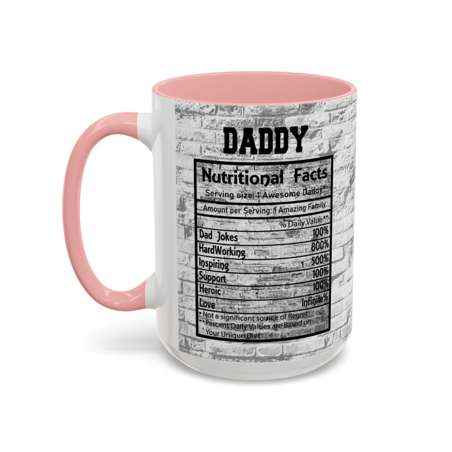 Super Dad Accent Coffee Mug — Father’s Day Mustache & Glasses 11/15oz