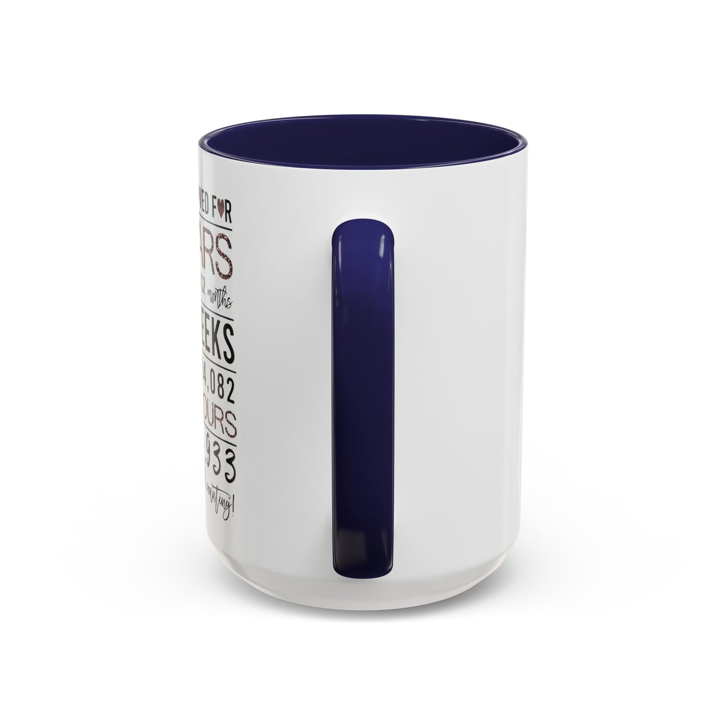 21 Years Loved Anniversary Coffee Mug — "You've Been Loved for 21 Years" Accent Mug (11/15oz)