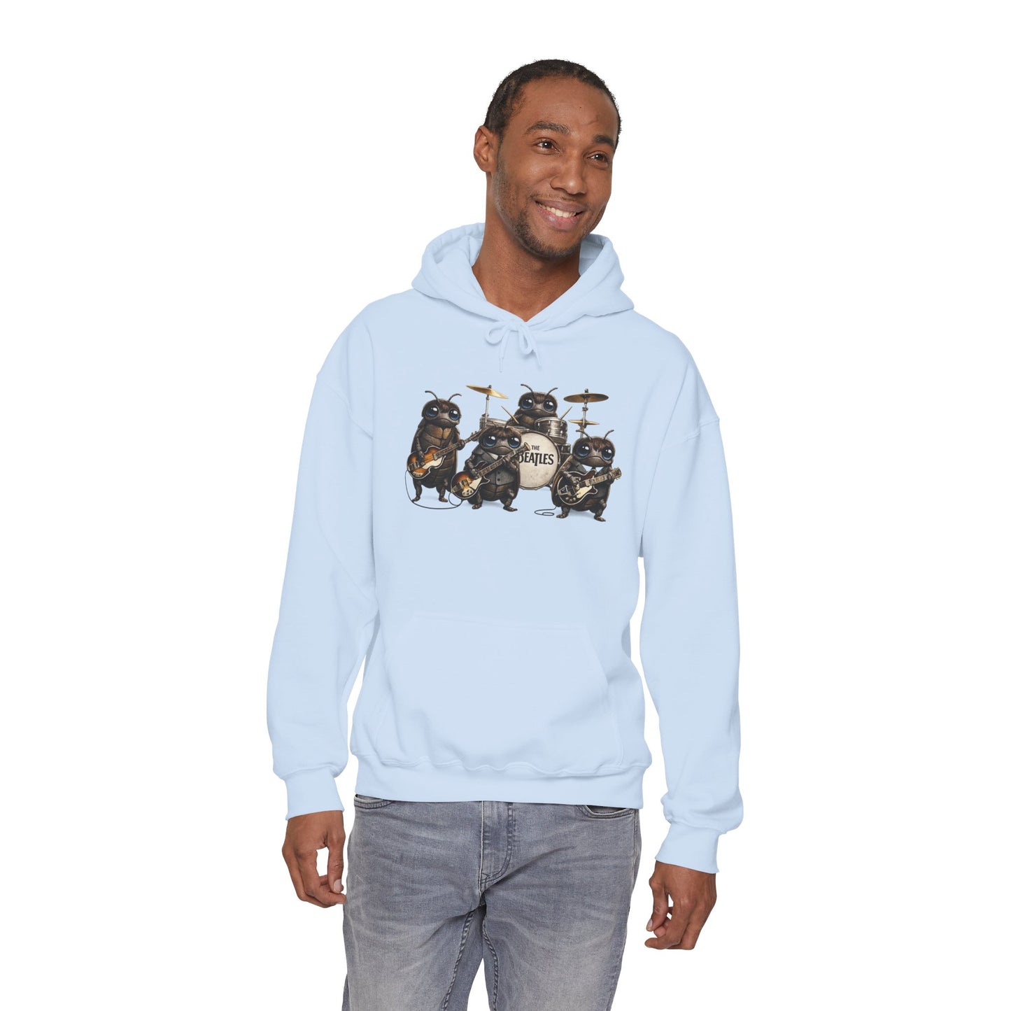 Band of Badgers Hoodie — Cute Rock Band Animal Graphic Sweatshirt
