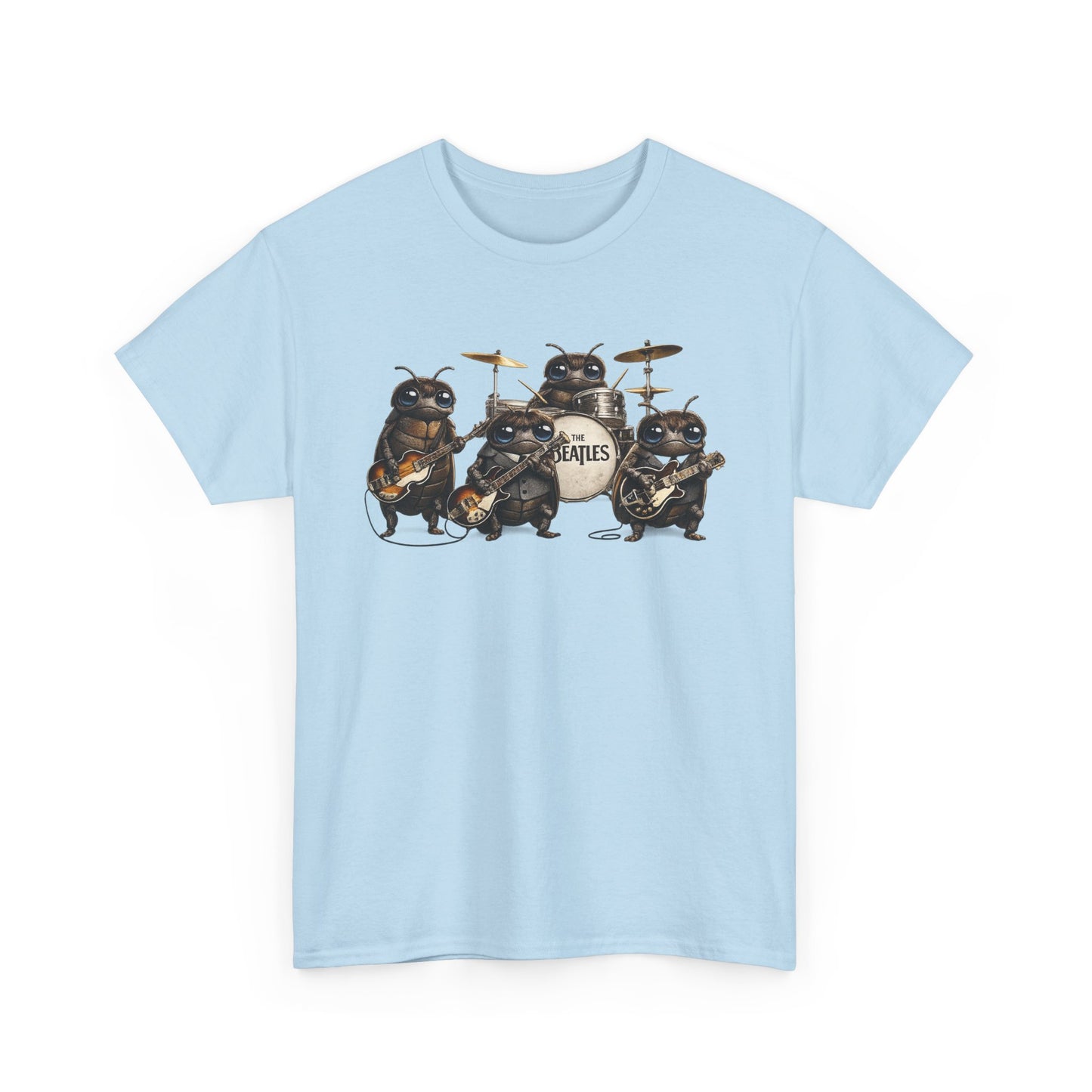Band of Pug Musicians T-Shirt — Cute Pug Rock Band Graphic Tee