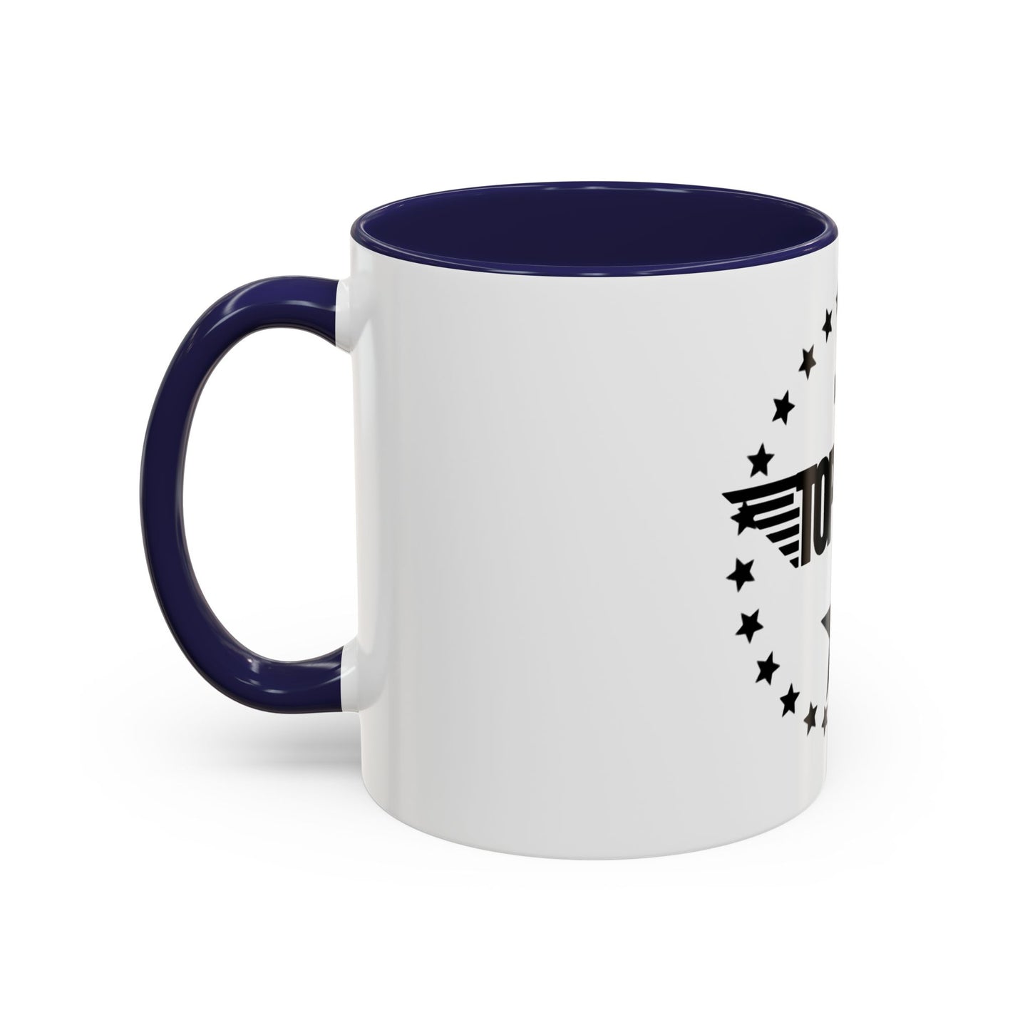 Top Dad Coffee Mug — Pilot Winged Design, Father’s Day Gift