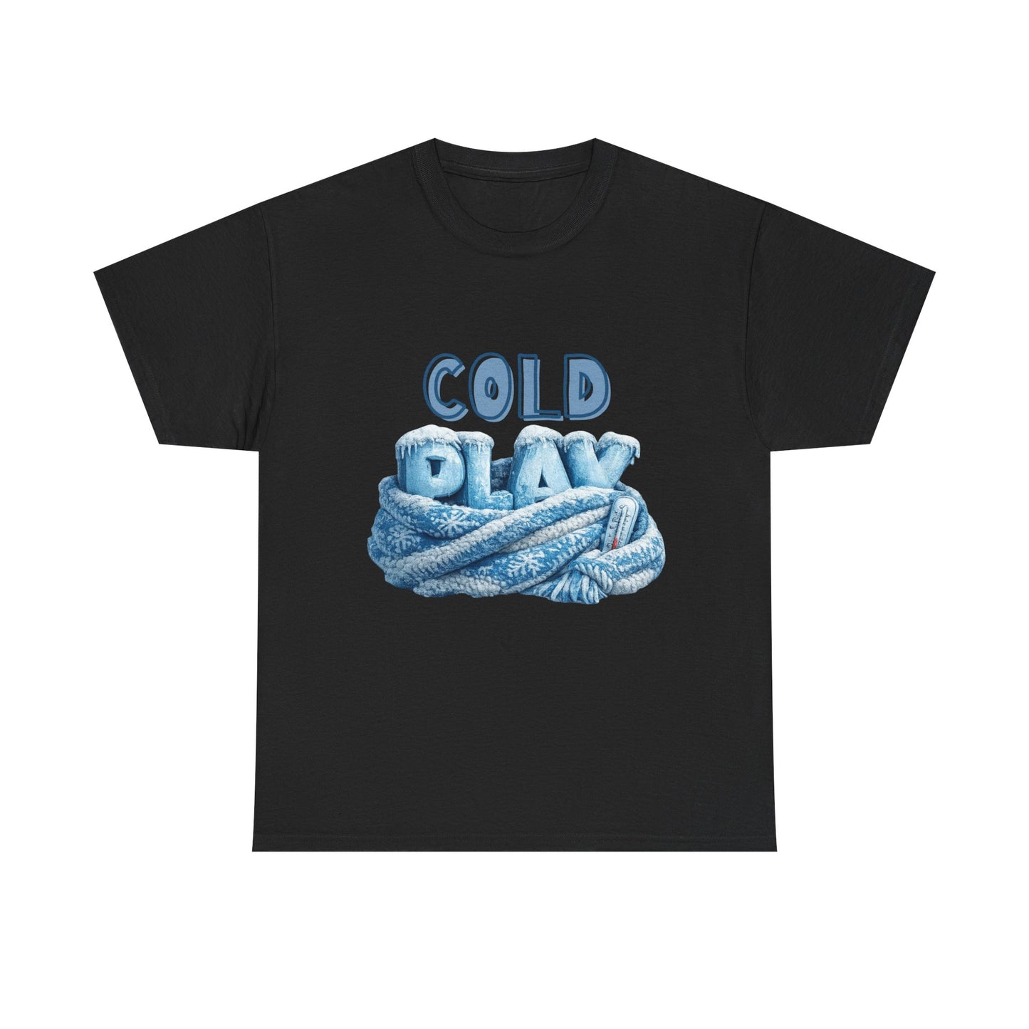 Cold Play Graphic Tee - Cozy Winter Rope Design
