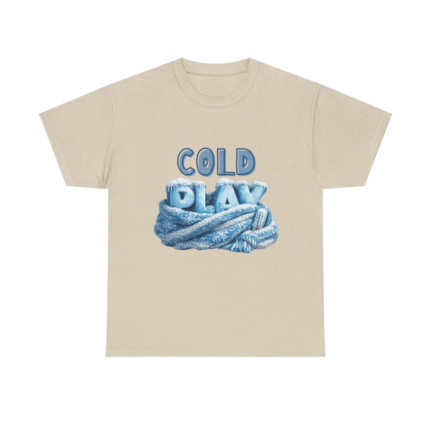 Cold Play Graphic Tee - Cozy Winter Rope Design