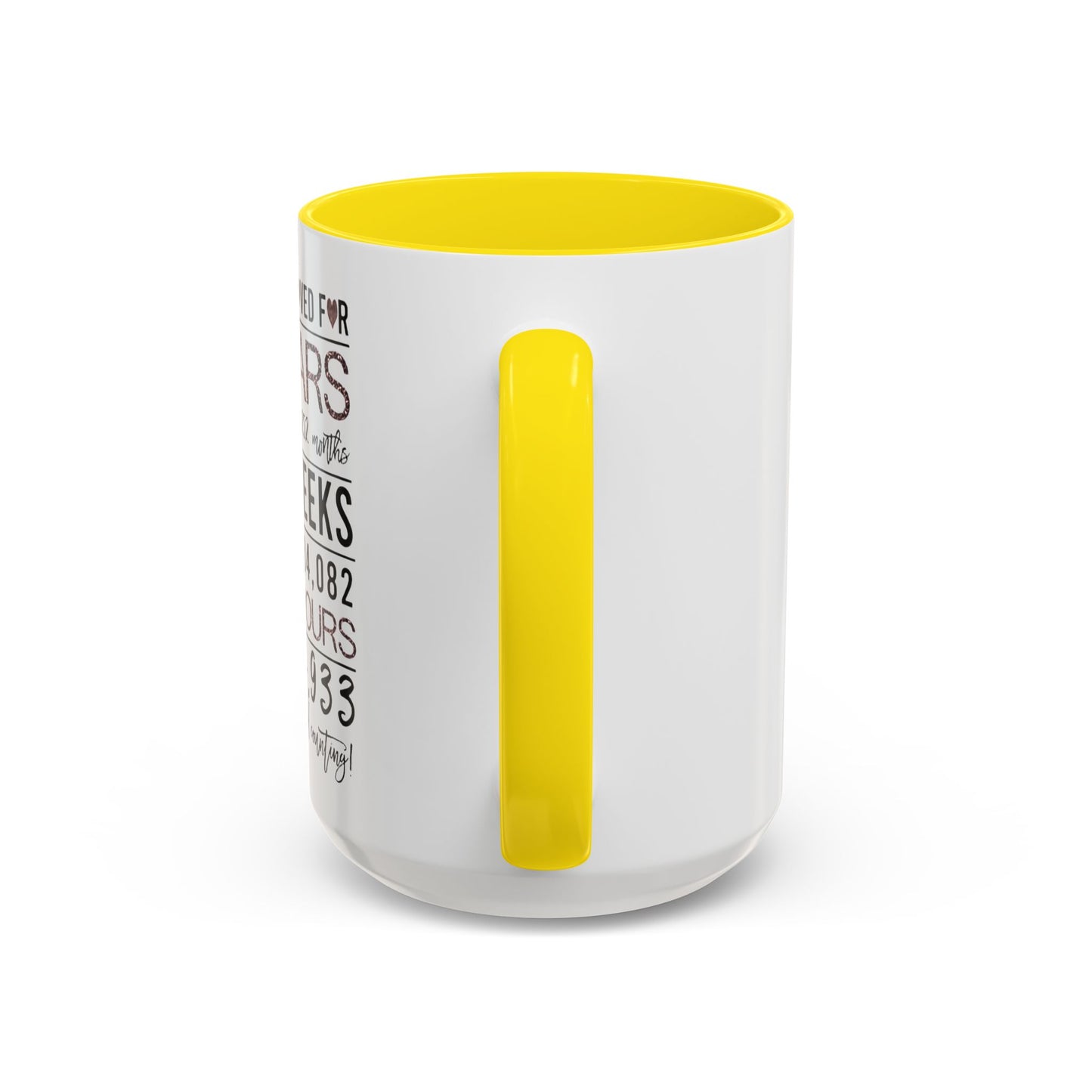 21 Years Loved Anniversary Coffee Mug — "You've Been Loved for 21 Years" Accent Mug (11/15oz)