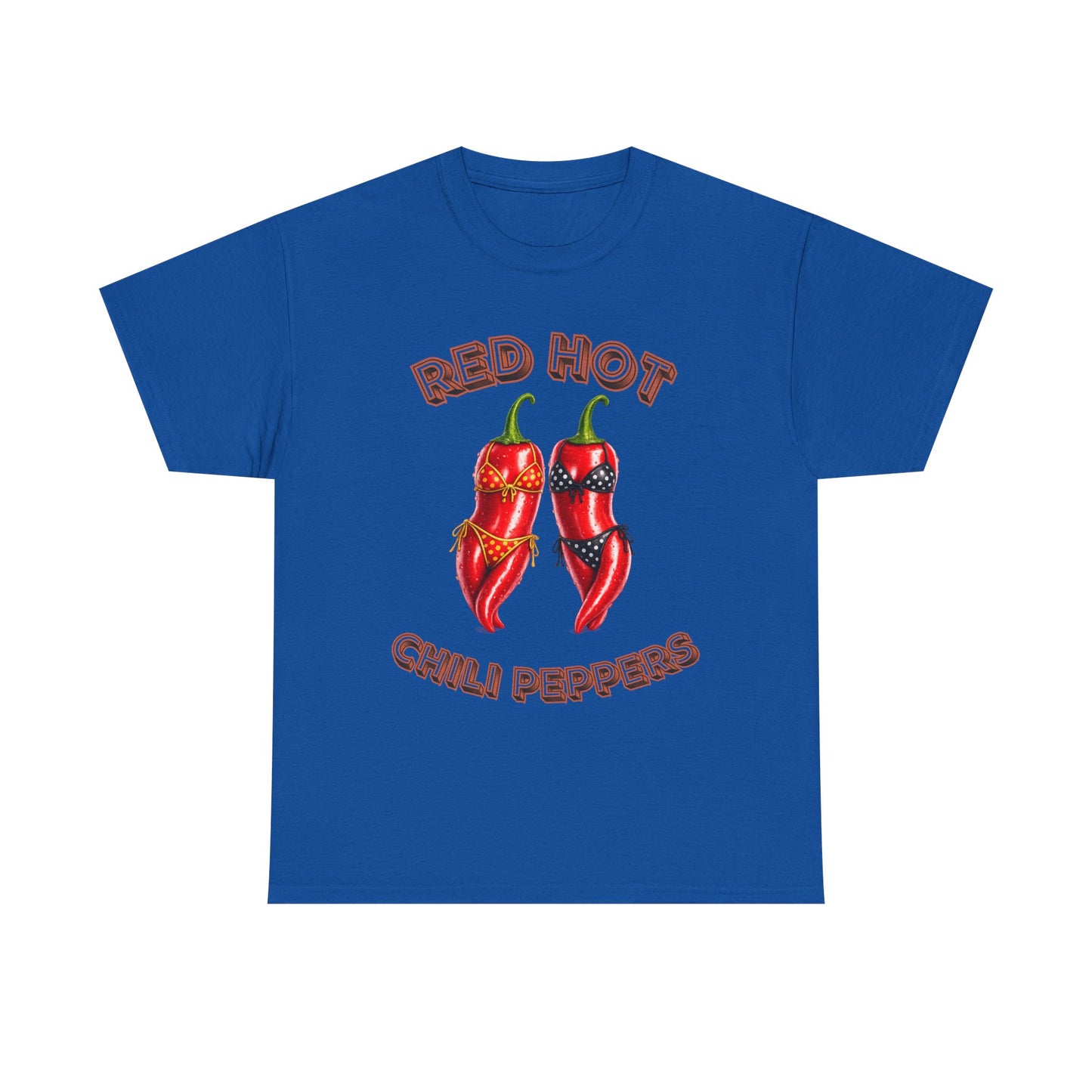 Red Hot Chili Peppers Graphic Tee — Retro Spicy Pepper Design