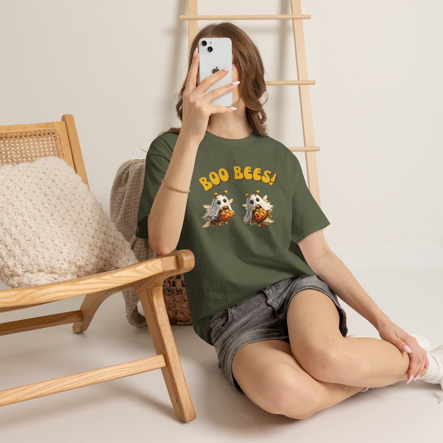 Halloween 'Boo Bees' Cute Ghost Bee T-Shirt