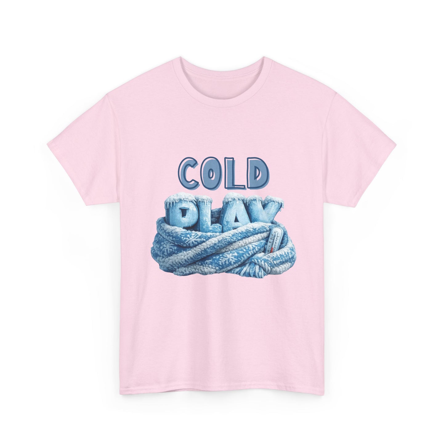 Cold Play Graphic Tee - Cozy Winter Rope Design