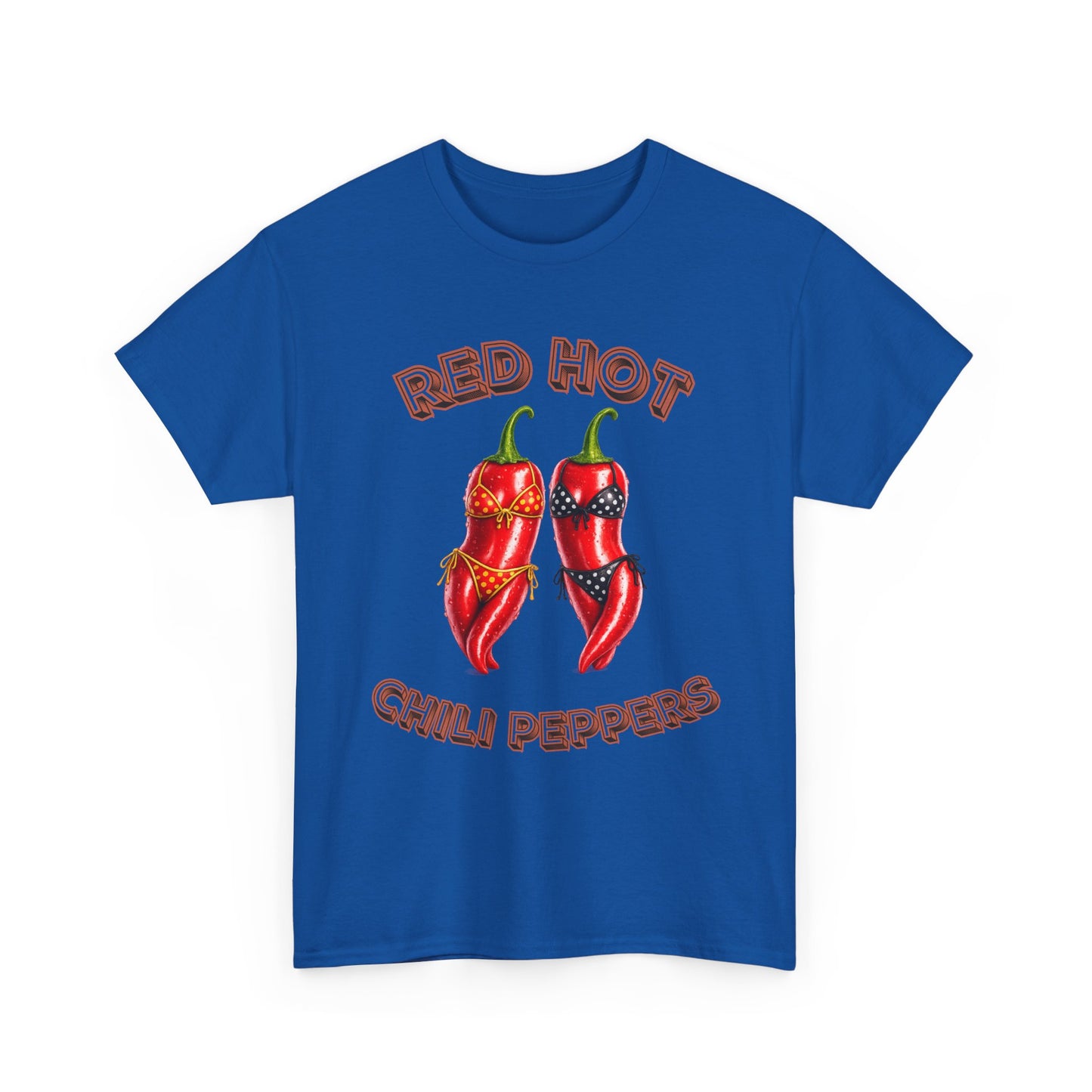 Red Hot Chili Peppers Graphic Tee — Retro Spicy Pepper Design