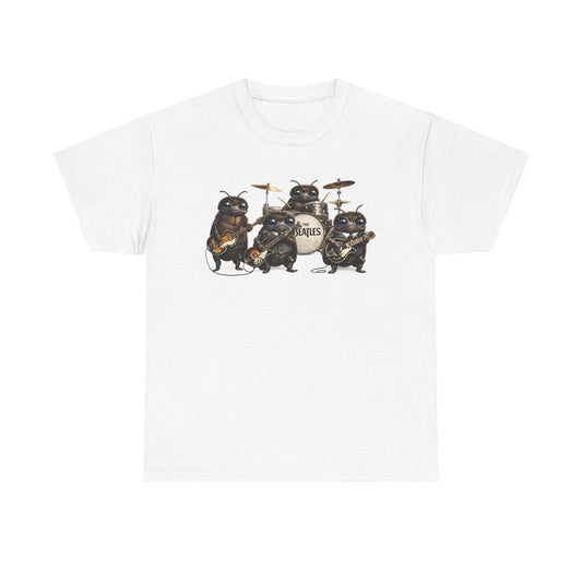 Band of Pug Musicians T-Shirt — Cute Pug Rock Band Graphic Tee