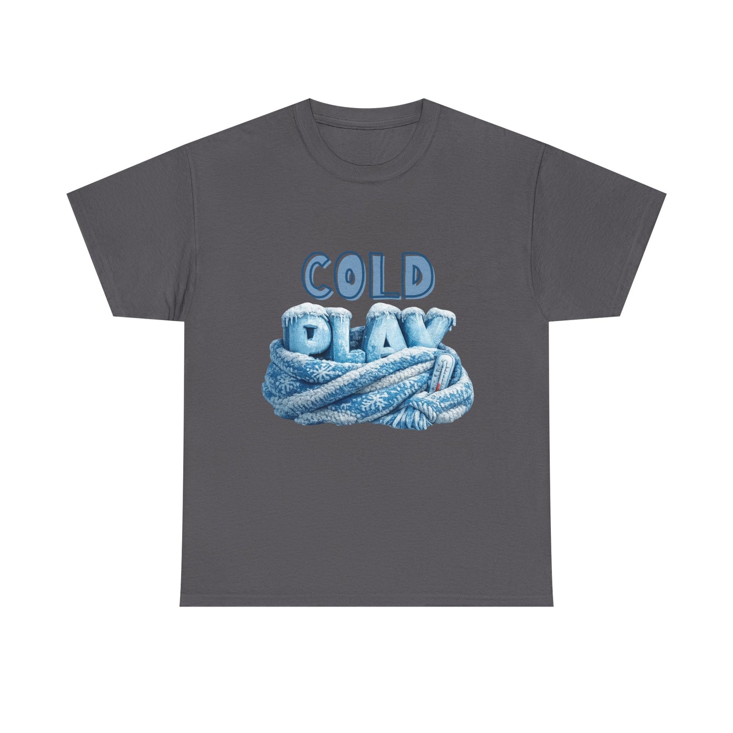 Cold Play Graphic Tee - Cozy Winter Rope Design