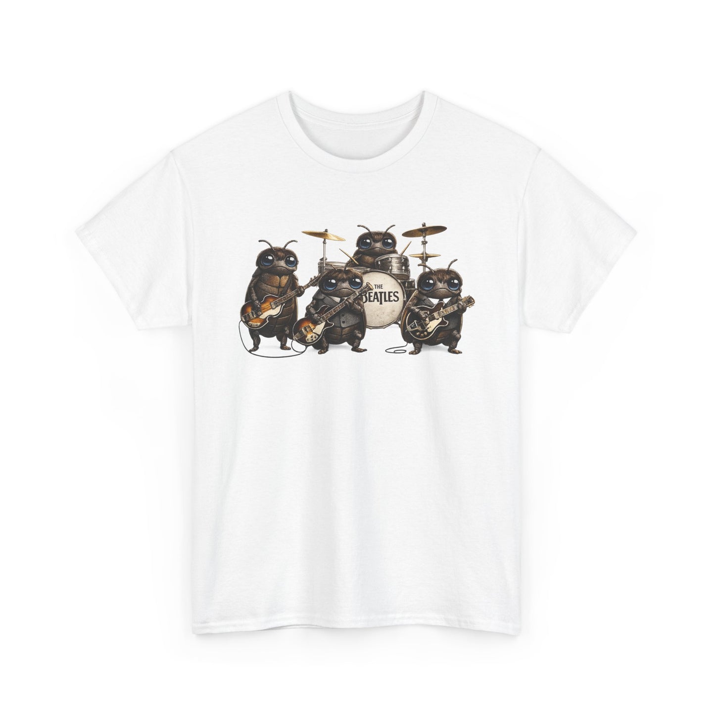 Band of Pug Musicians T-Shirt — Cute Pug Rock Band Graphic Tee
