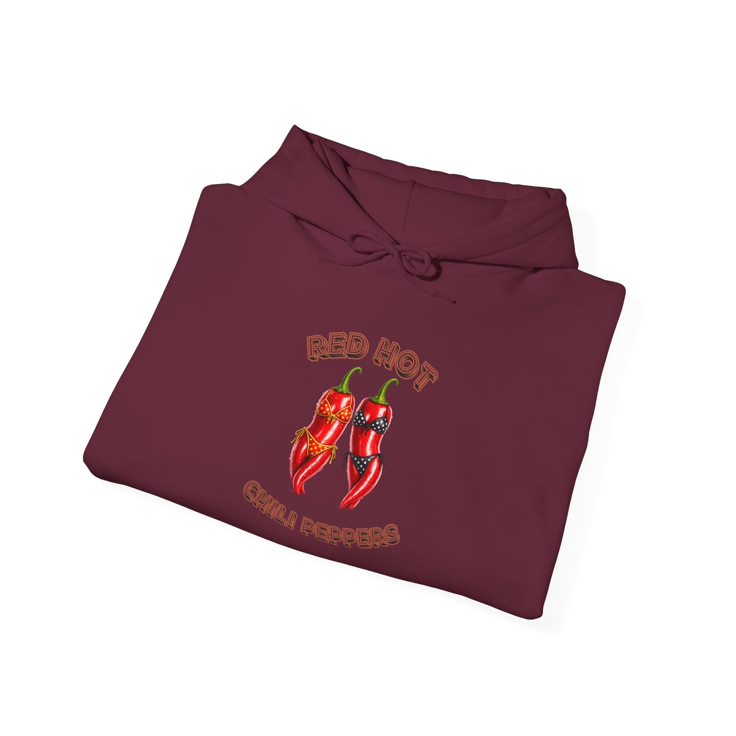 Hoodie — 'Red Hot Chili Peppers' Retro Chili Pepper Graphic Pullover