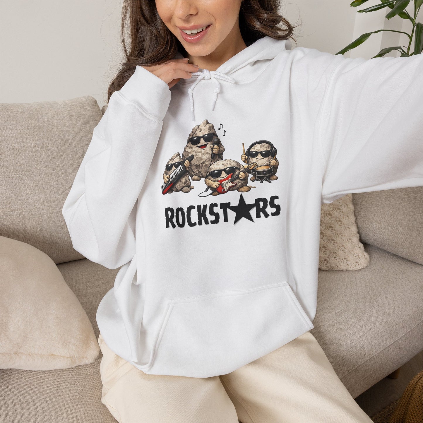 Rockstars Hoodie — Cute Rock Band Pet Graphic Pullover