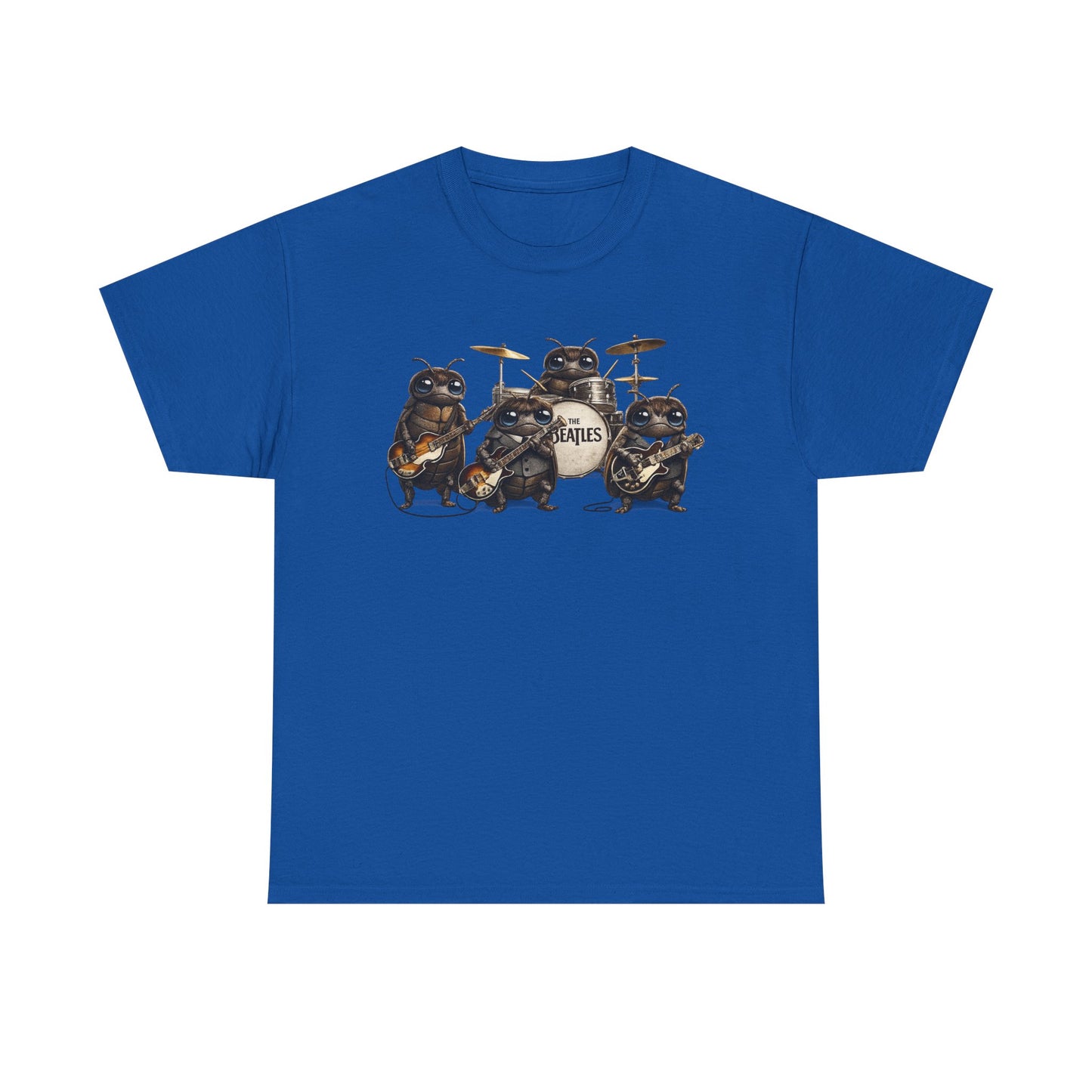 Band of Pug Musicians T-Shirt — Cute Pug Rock Band Graphic Tee