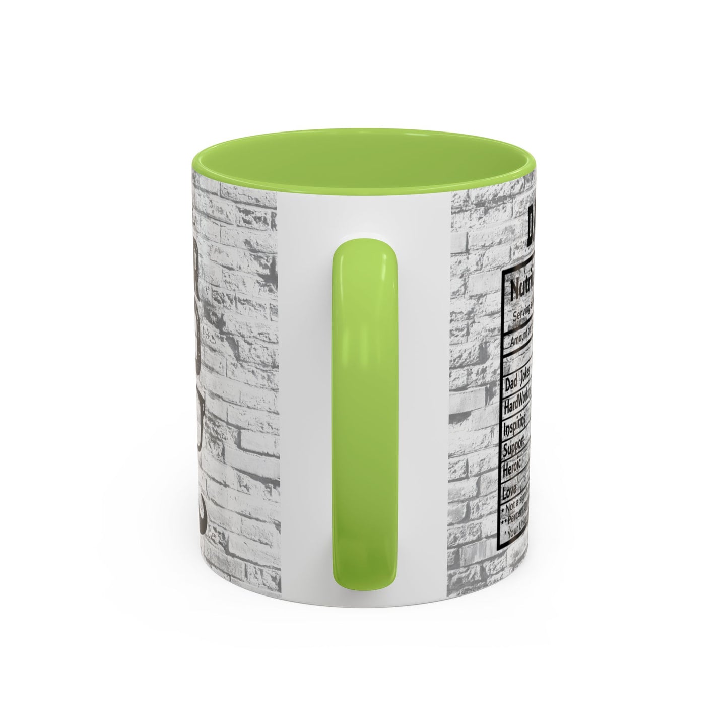 Super Dad Accent Coffee Mug — Father’s Day Mustache & Glasses 11/15oz