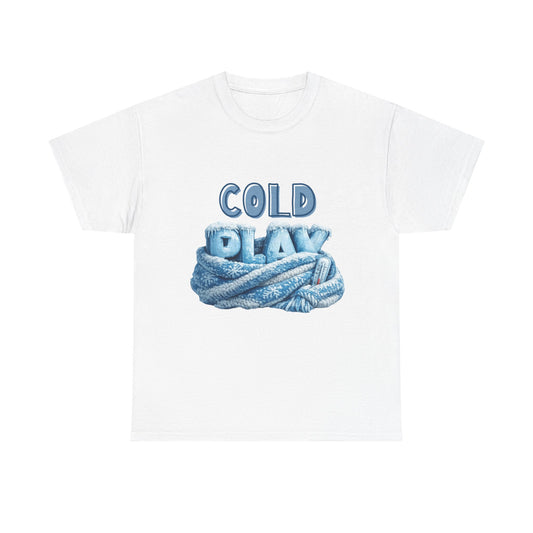 Cold Play Graphic Tee - Cozy Winter Rope Design