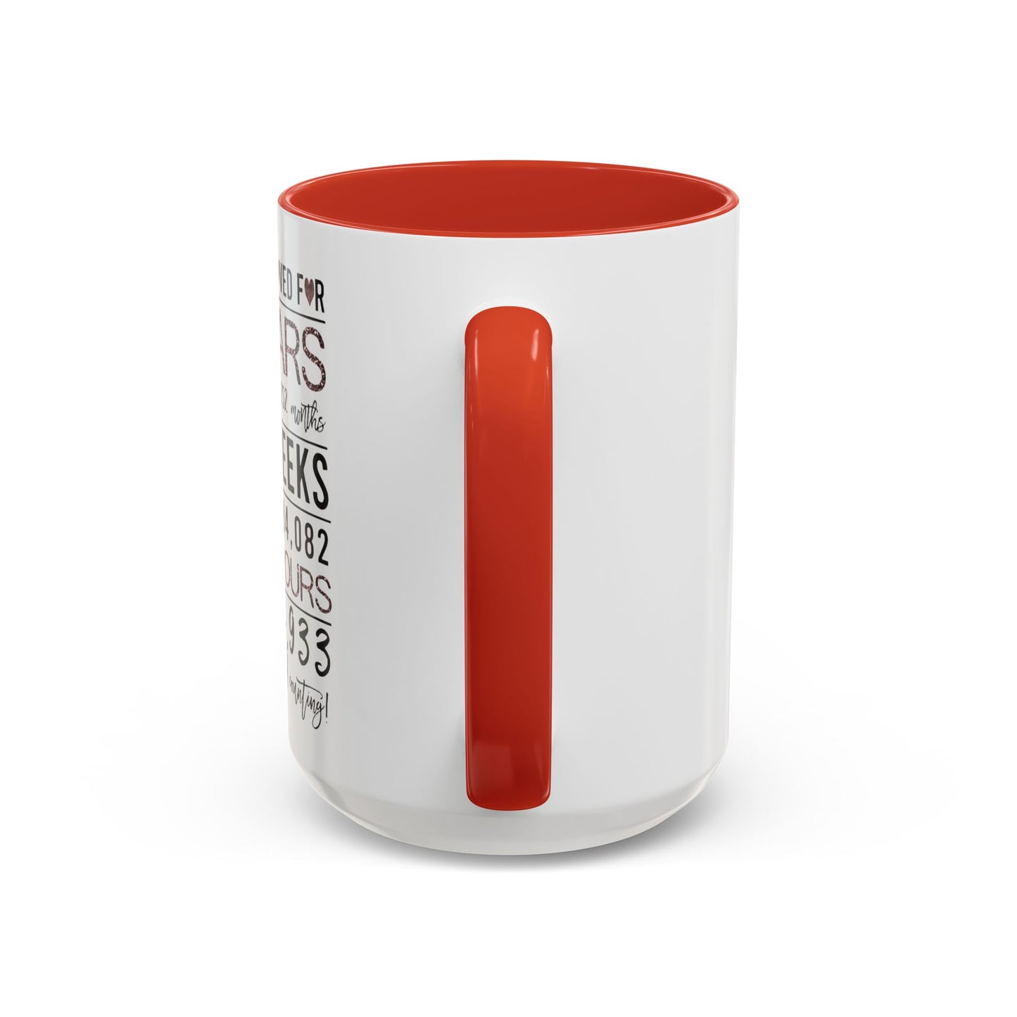 21 Years Loved Anniversary Coffee Mug — "You've Been Loved for 21 Years" Accent Mug (11/15oz)
