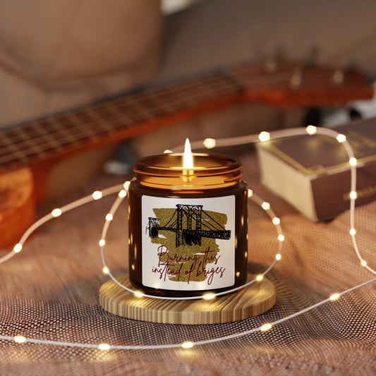 Amber Jar Soy Candle — 'Bringing the City to Life' Scented Candle