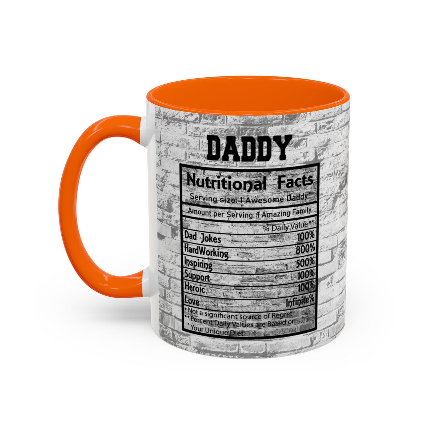 Super Dad Accent Coffee Mug — Father’s Day Mustache & Glasses 11/15oz