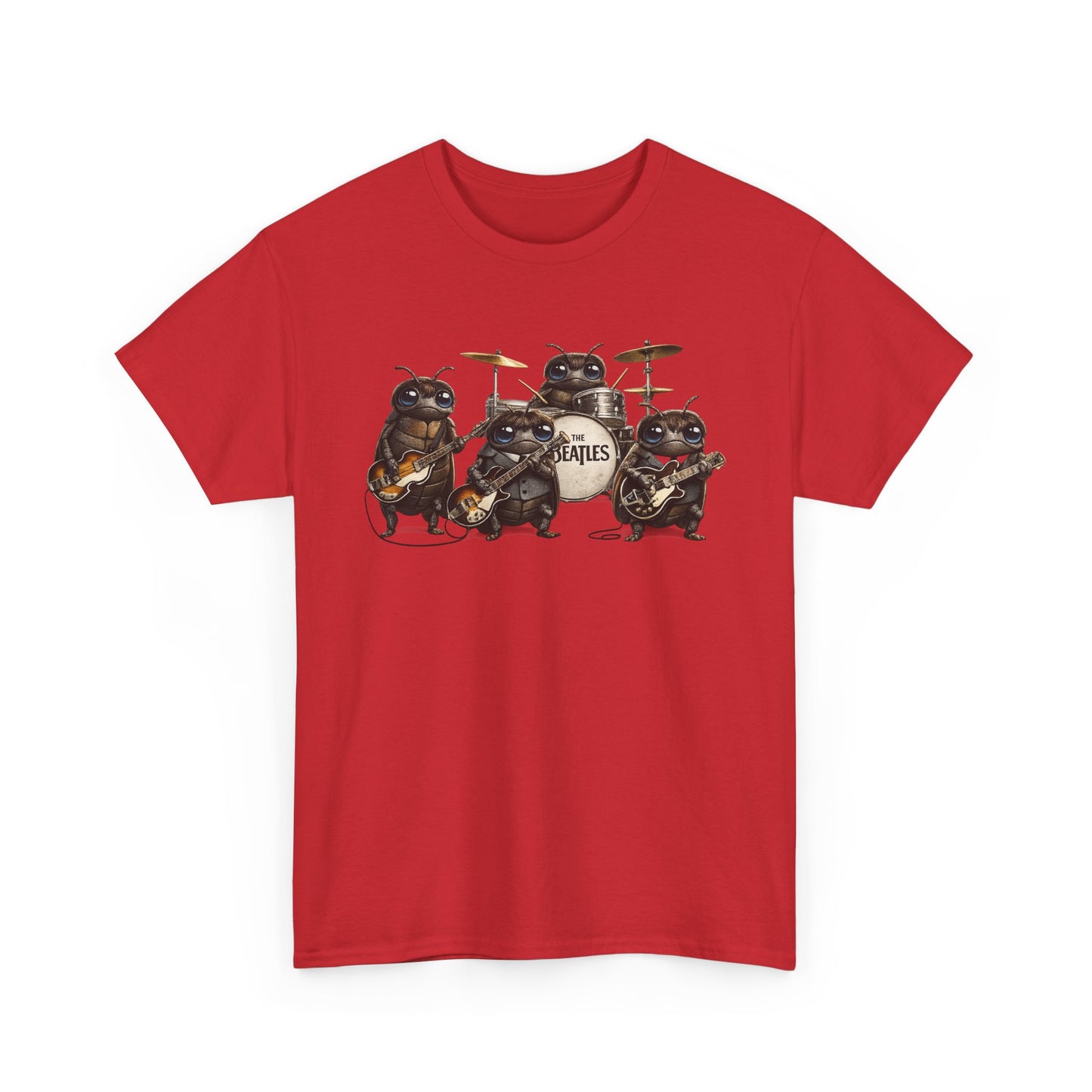 Band of Pug Musicians T-Shirt — Cute Pug Rock Band Graphic Tee
