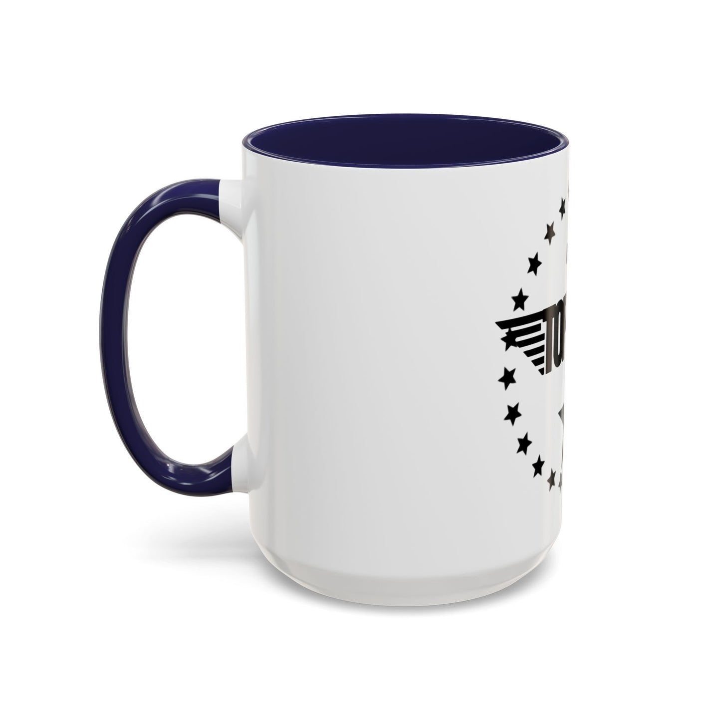 Top Dad Coffee Mug — Pilot Winged Design, Father’s Day Gift