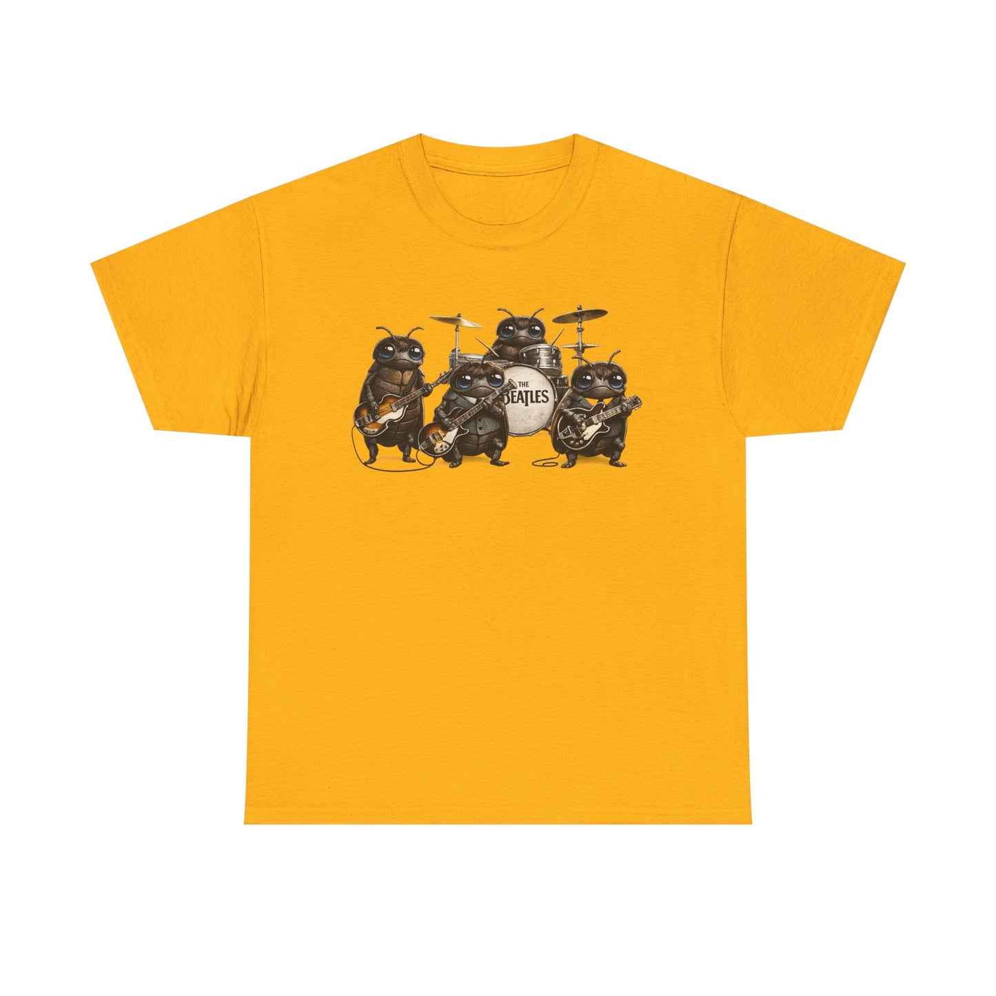Band of Pug Musicians T-Shirt — Cute Pug Rock Band Graphic Tee
