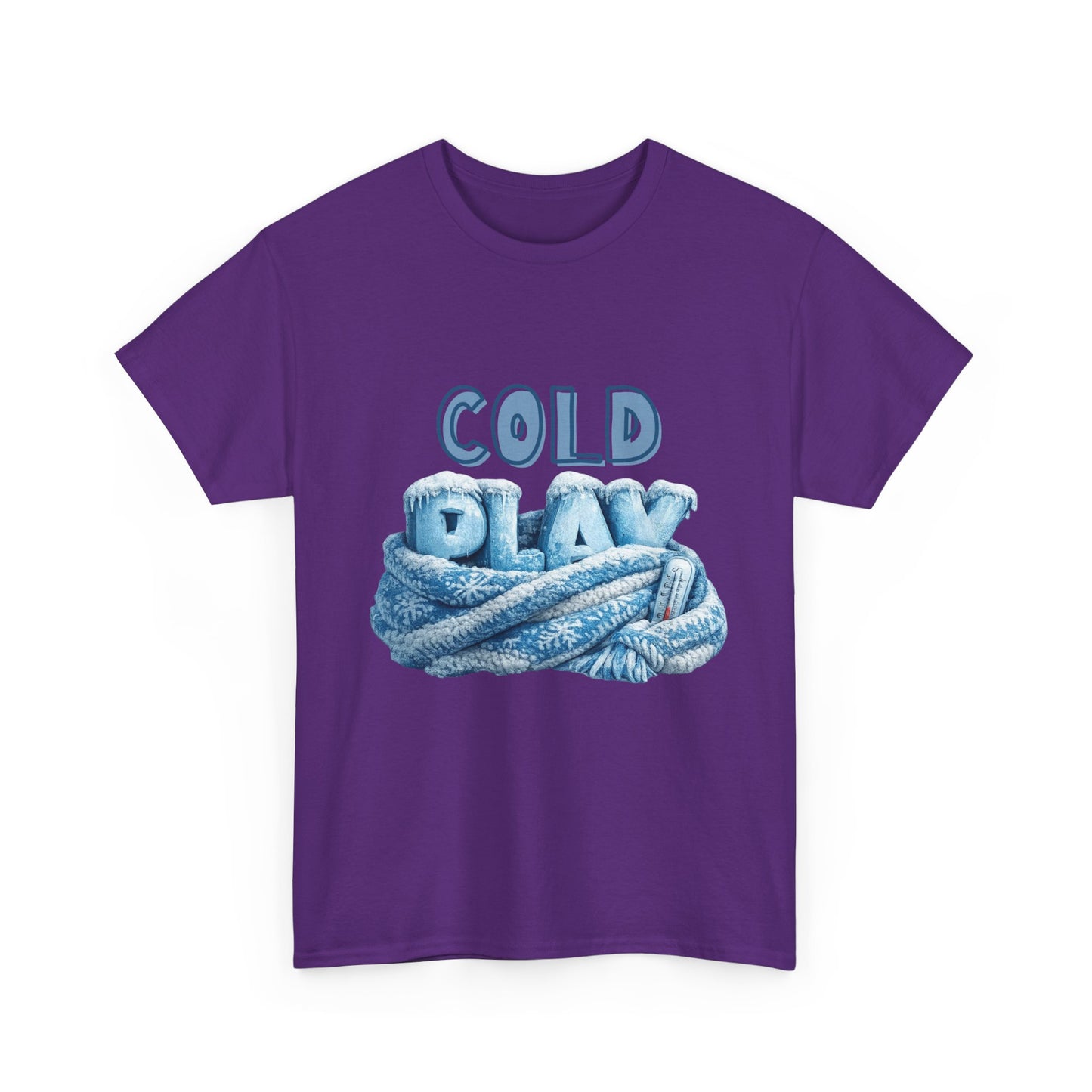 Cold Play Graphic Tee - Cozy Winter Rope Design