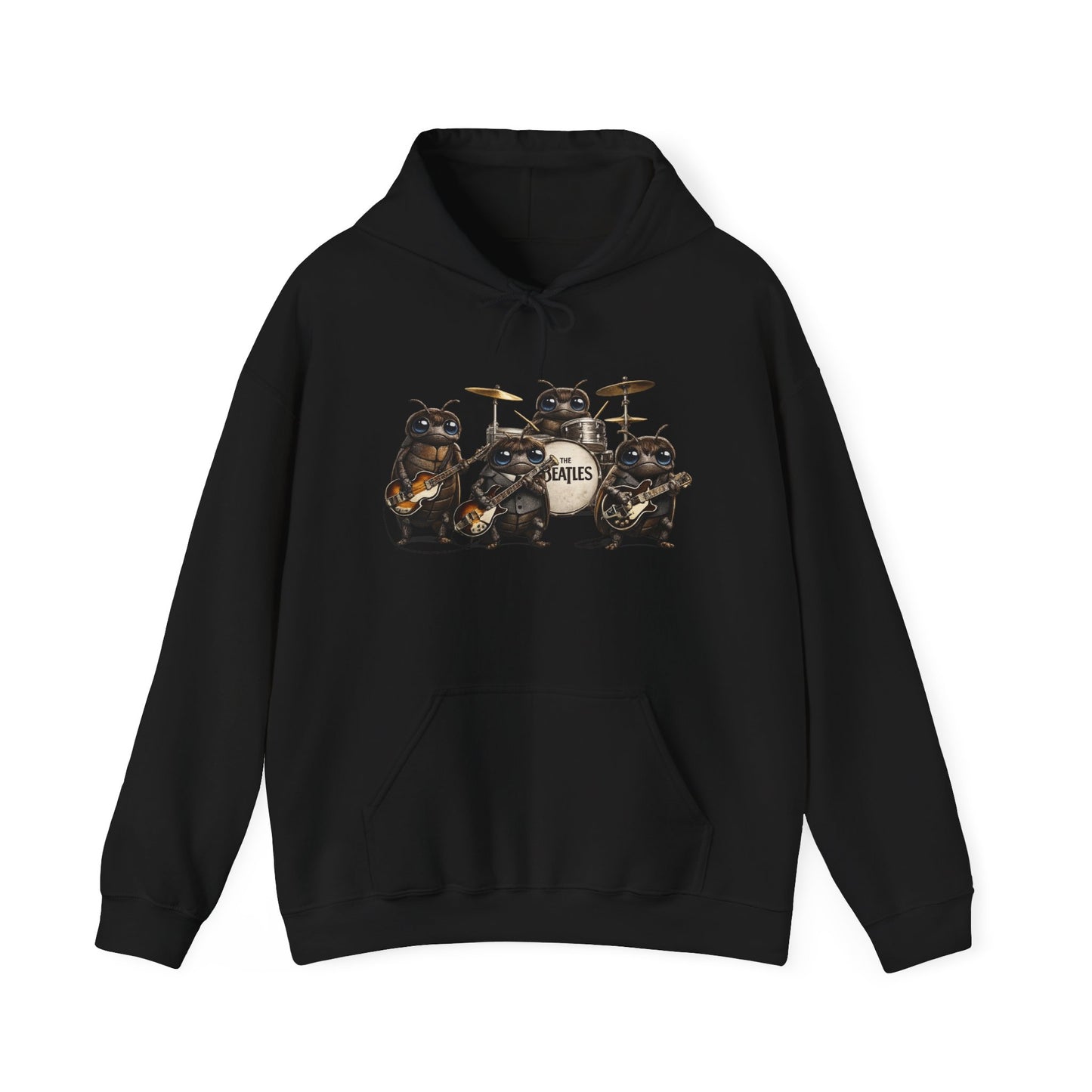 Band of Badgers Hoodie — Cute Rock Band Animal Graphic Sweatshirt