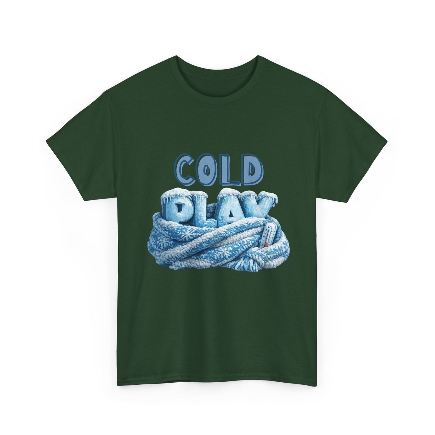 Cold Play Graphic Tee - Cozy Winter Rope Design