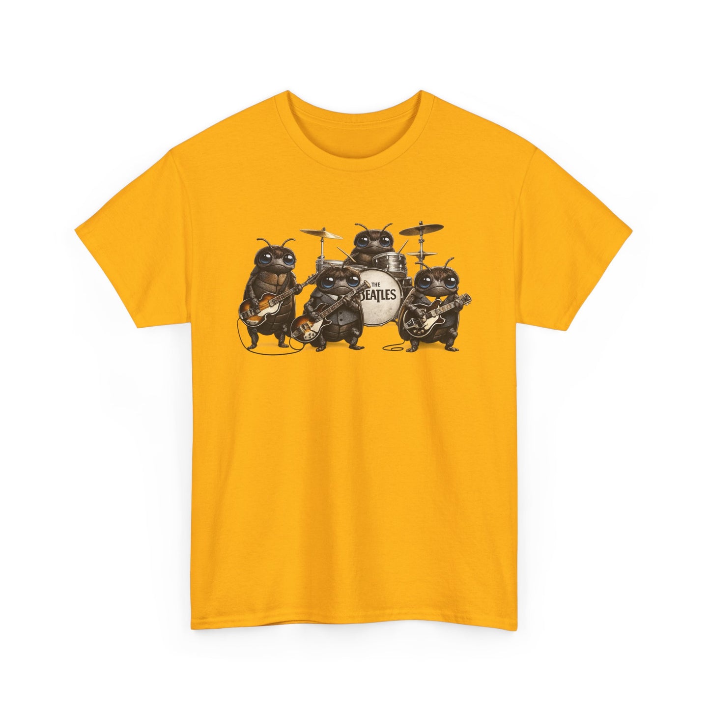 Band of Pug Musicians T-Shirt — Cute Pug Rock Band Graphic Tee