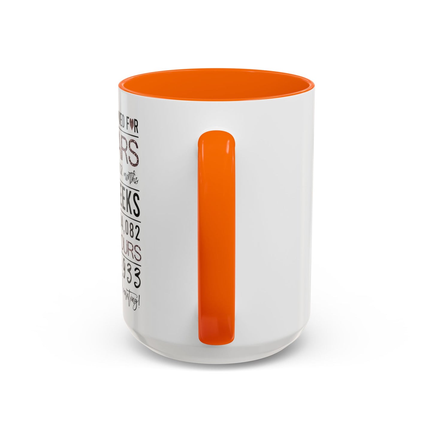 21 Years Loved Anniversary Coffee Mug — "You've Been Loved for 21 Years" Accent Mug (11/15oz)