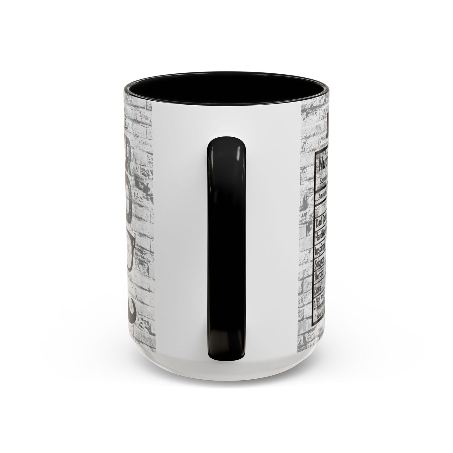 Super Dad Accent Coffee Mug — Father’s Day Mustache & Glasses 11/15oz