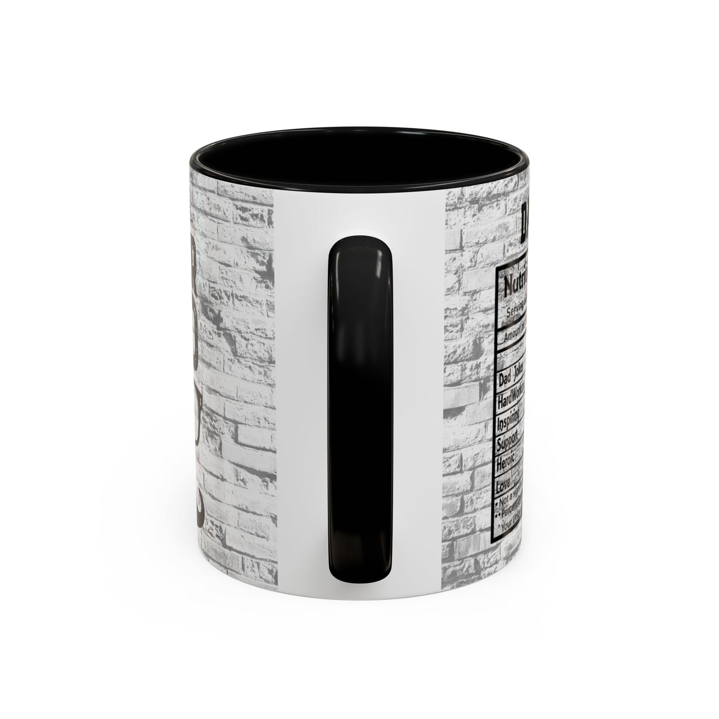 Super Dad Accent Coffee Mug — Father’s Day Mustache & Glasses 11/15oz