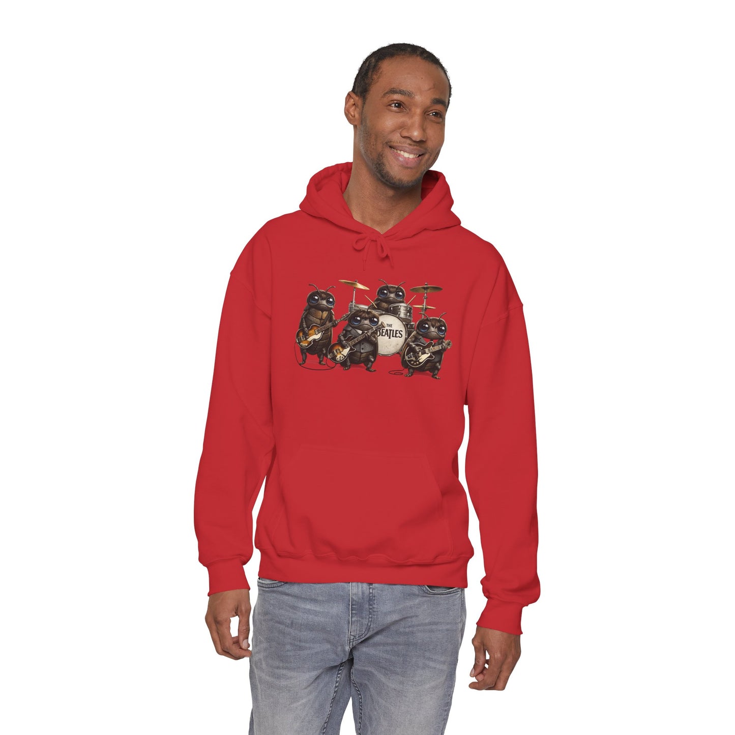 Band of Badgers Hoodie — Cute Rock Band Animal Graphic Sweatshirt