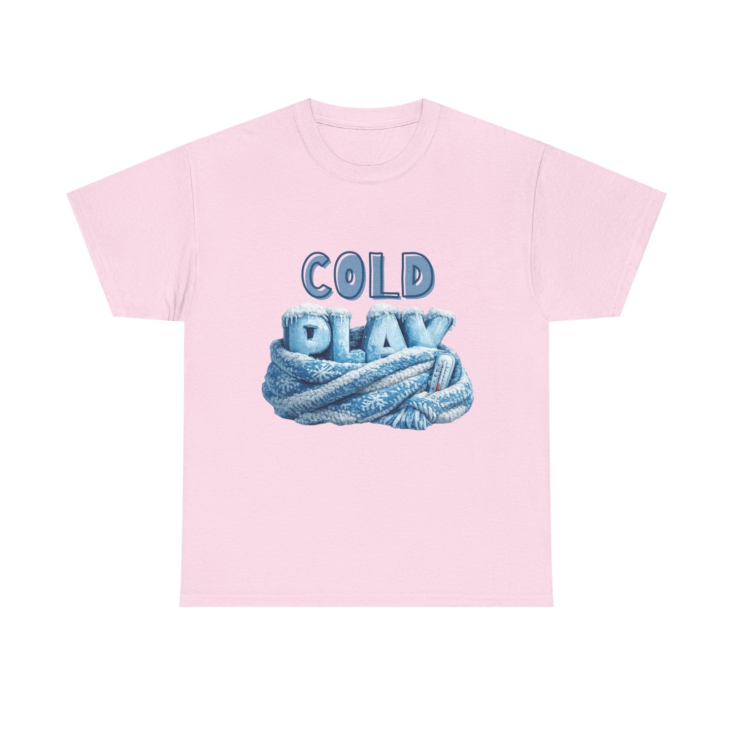 Cold Play Graphic Tee - Cozy Winter Rope Design
