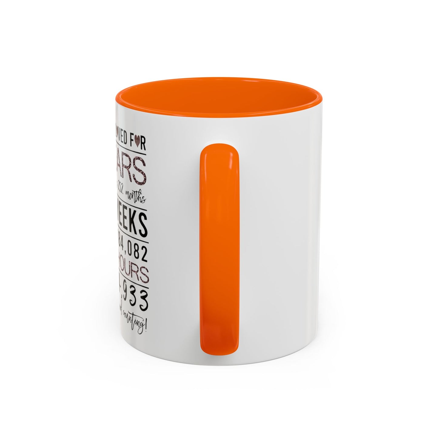 21 Years Loved Anniversary Coffee Mug — "You've Been Loved for 21 Years" Accent Mug (11/15oz)