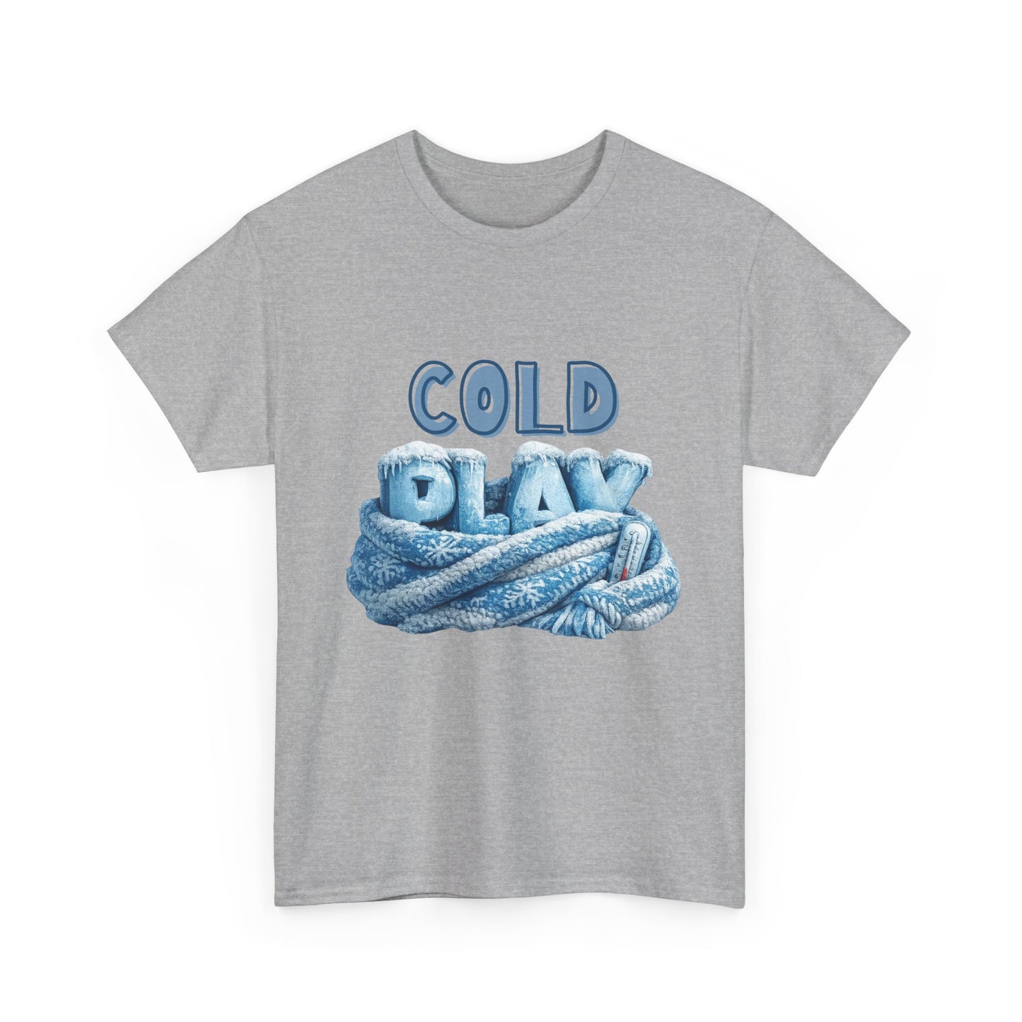 Cold Play Graphic Tee - Cozy Winter Rope Design